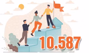 10.587 - là tổng số dự án hỗ trợ sinh kế đã được triển khai trên cả nước sau 5 năm