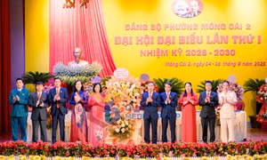 Đại hội đại biểu Đảng bộ phường Móng Cái 2 lần thứ I, nhiệm kỳ 2025 - 2030, tháng 8-2025