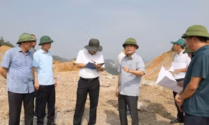 Tập trung gỡ khó, đẩy nhanh thi công QL279