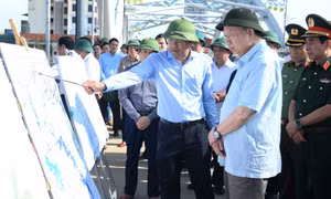Tổng Bí thư Tô Lâm kiểm tra công tác khắc phục hậu quả bão, lụt tại tỉnh Thái Nguyên