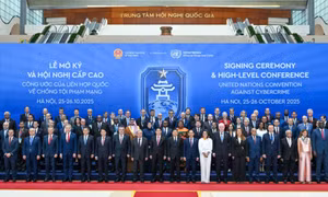 Chủ tịch nước Lương Cường chủ trì Lễ mở ký Công ước của Liên hợp quốc về chống tội phạm mạng