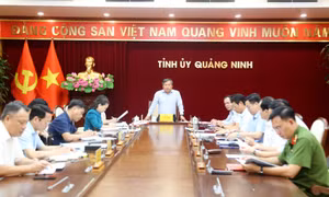 Ban Chỉ đạo phòng, chống tham nhũng, lãng phí, tiêu cực tỉnh họp phiên thứ 14