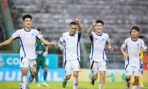 Văn Hiếu tỏa sáng, Quảng Ninh FC giành 3 điểm trên sân Đồng Tháp