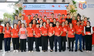 Hội Chữ thập đỏ tỉnh tập huấn kỹ năng sơ cấp cứu ban đầu năm 2025