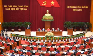Ngày làm việc thứ hai Hội nghị lần thứ 13 Ban Chấp hành Trung ương Đảng khóa XIII