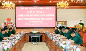 Gặp mặt Ban Liên lạc truyền thống Quân khu 3 tại thành phố Hà Nội, Hải Phòng