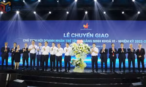 Lễ chuyển giao Chủ tịch Hội Doanh nhân trẻ tỉnh Quảng Ninh khóa VI nhiệm kỳ 2022-2027