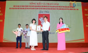 Nhiều logo và tranh cổ động đẹp chào mừng Đại hội Đảng bộ các cấp