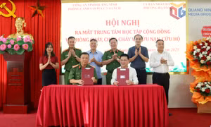 Ra mắt Trung tâm học tập cộng đồng về PCCC&CNCH 