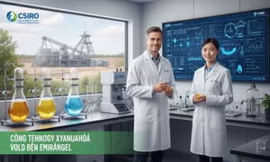 Đột phá công nghệ khai thác vàng thân thiện với môi trường