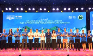 Giải Marathon quốc tế Di sản Hạ Long được cấp Nhãn Thế giới