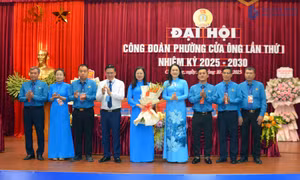 Công đoàn phường Cửa Ông: Phấn đấu phát triển ít nhất 1.500 đoàn viên công đoàn