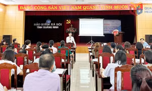 BHXH tỉnh tổ chức hội nghị tập huấn những điểm mới của Luật BHXH, BHYT