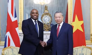 Tổng Bí thư Tô Lâm gặp Phó Thủ tướng Anh David Lammy