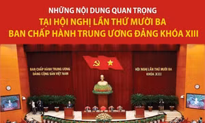 Nội dung quan trọng Hội nghị mười ba Ban Chấp hành Trung ương Đảng khóa XIII