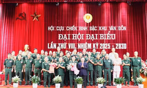 Đại hội đại biểu Hội Cựu chiến binh đặc khu Vân Đồn lần thứ VIII