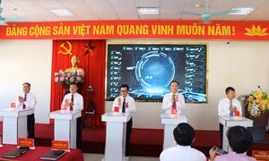 Phường Hạ Long vận hành hệ thống họp trực tuyến với các khu phố