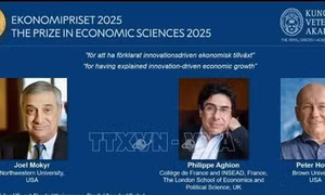 Giải Nobel Kinh tế 2025 gọi tên 3 nhà khoa học giải thích tăng trưởng kinh tế nhờ đổi mới sáng tạo