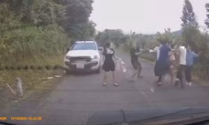 Xác minh clip 2 nhóm người ẩu đả sau va chạm giao thông tại Lâm Đồng