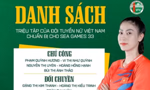 Bích Tuyền vắng mặt trong đội hình bóng chuyền nữ Việt Nam dự SEA Games 33