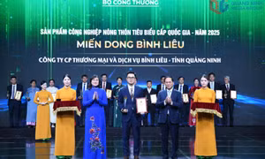 Miến dong Bình Liêu được công nhận sản phẩm công nghiệp nông thôn tiêu biểu quốc gia 2025
