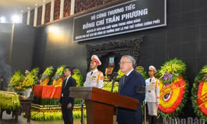 Tổ chức trọng thể Lễ tang nguyên Phó Chủ tịch Hội đồng Bộ trưởng Trần Phương