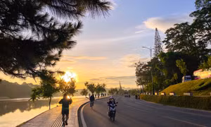 Bình minh đa sắc màu ở phố núi Đà Lạt