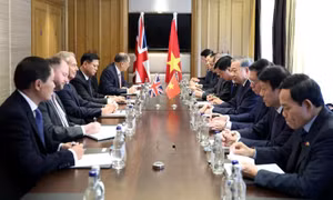 Tổng Bí thư Tô Lâm gặp cựu Thủ tướng Anh Tony Blair