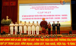 Công an tỉnh Quảng Ninh: 80 năm xây dựng Đảng, bảo vệ bình yên Đất mỏ