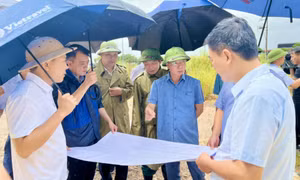 Phó Chủ tịch UBND tỉnh thực địa công tác GPMB một số dự án trọng điểm