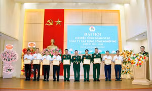 Đại hội Công đoàn cơ sở Công ty Xây dựng Công nghiệp mỏ nhiệm kỳ 2025-2030