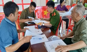Công an các cấp đồng hành làm sạch dữ liệu đất đai