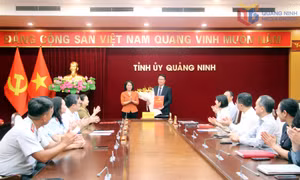Công bố quyết định về công tác cán bộ