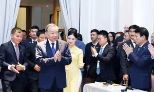Tổng Bí thư Tô Lâm phát biểu tại Hội nghị Kinh tế cấp cao Việt Nam-Anh
