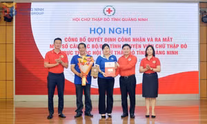 Công bố quyết định, ra mắt các câu lạc bộ/đội tình nguyện viên chữ thập đỏ