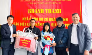 Phường Liên Hoà: Khánh thành nhà tình nghĩa cho hộ gia đình khó khăn