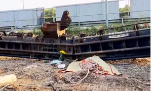 Tai nạn tại dự án mở rộng cao tốc TP.HCM - Long Thành, một công nhân tử vong