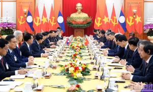 Tổng Bí thư Tô Lâm hội đàm với Tổng Bí thư, Chủ tịch nước Lào Thongloun Sisoulith