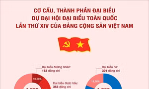 Cơ cấu, thành phần đại biểu dự Đại hội XIV của Đảng