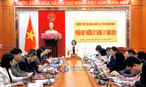 Thường trực HĐND tỉnh họp phiên thường kỳ tháng 1