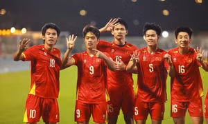 10 người U23 Việt Nam đánh bại Hàn Quốc trên loạt luân lưu