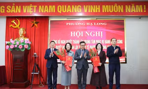 Phường Hạ Long công bố quyết định thành lập Trung tâm phục vụ hành chính công, Trạm Y tế phường 