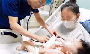 Chó nhà nuôi tấn công, bé trai 3 tuổi bị cắn thấu ngực