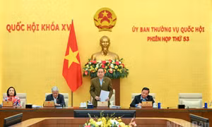 Khai mạc Phiên họp thứ 53 của Ủy ban Thường vụ Quốc hội
