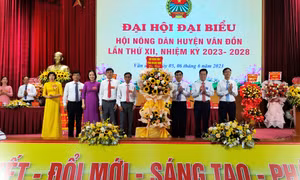 Đại hội đại biểu Hội Nông dân huyện Vân Đồn lần thứ XII, nhiệm kỳ 2023-2028