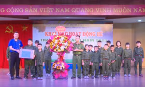 Khai mạc trại hè kỹ năng “Mùa hè xanh áo lính” năm 2023