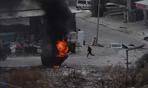 Tái diễn đụng độ giữa người Palestine với người Do Thái định cư ở Bờ Tây