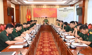 Đoàn kiểm tra của Ban Chỉ đạo phòng, chống khủng bố tỉnh làm việc tại Bộ CHQS tỉnh Quảng Ninh