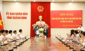 Công bố quyết định về công tác cán bộ