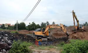 Đông Triều: Tiên phong sử dụng đất đá thải mỏ làm vật liệu san lấp